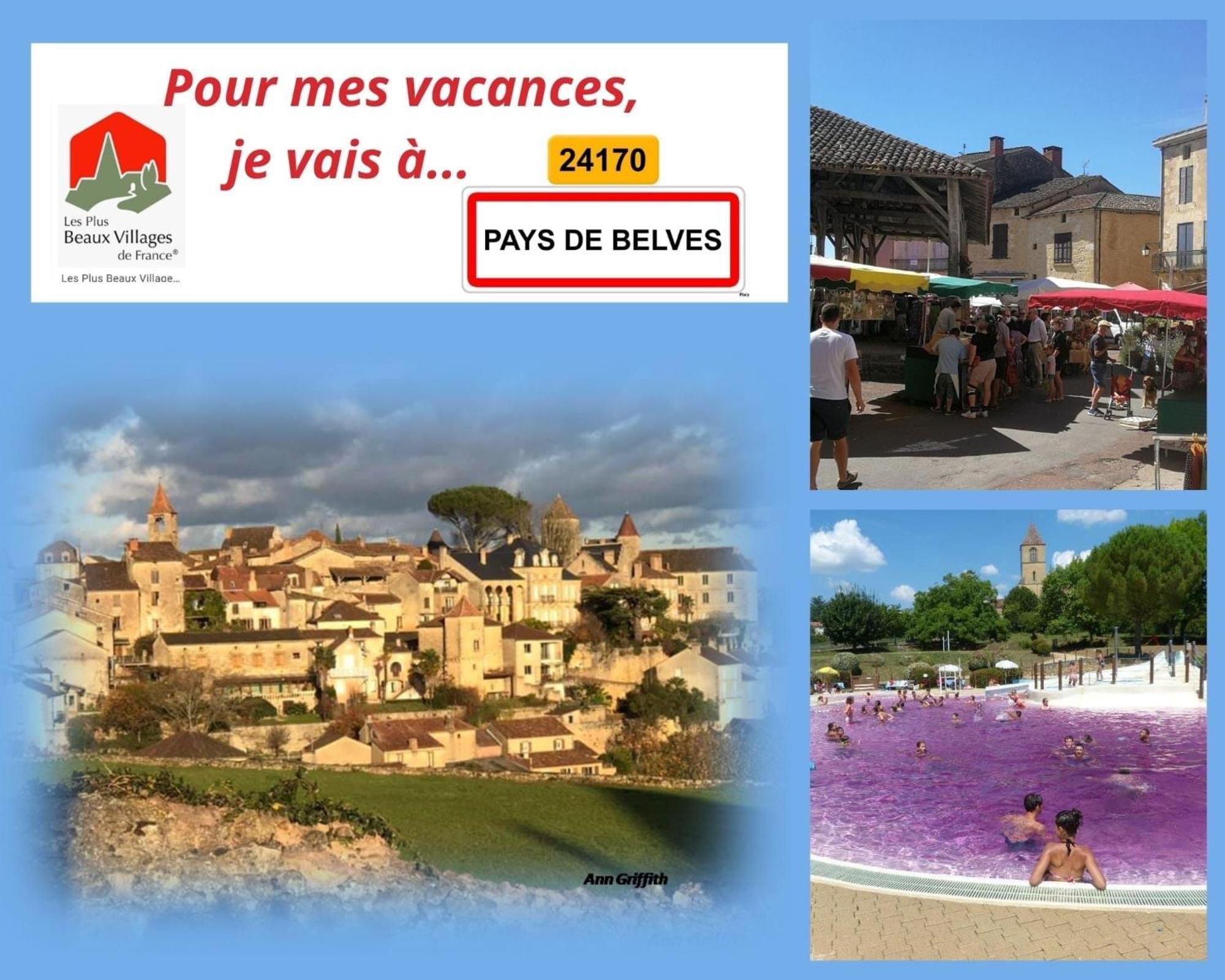 Belvès Au Lilas Rose Maison Entre Campagne Et Village מראה חיצוני תמונה